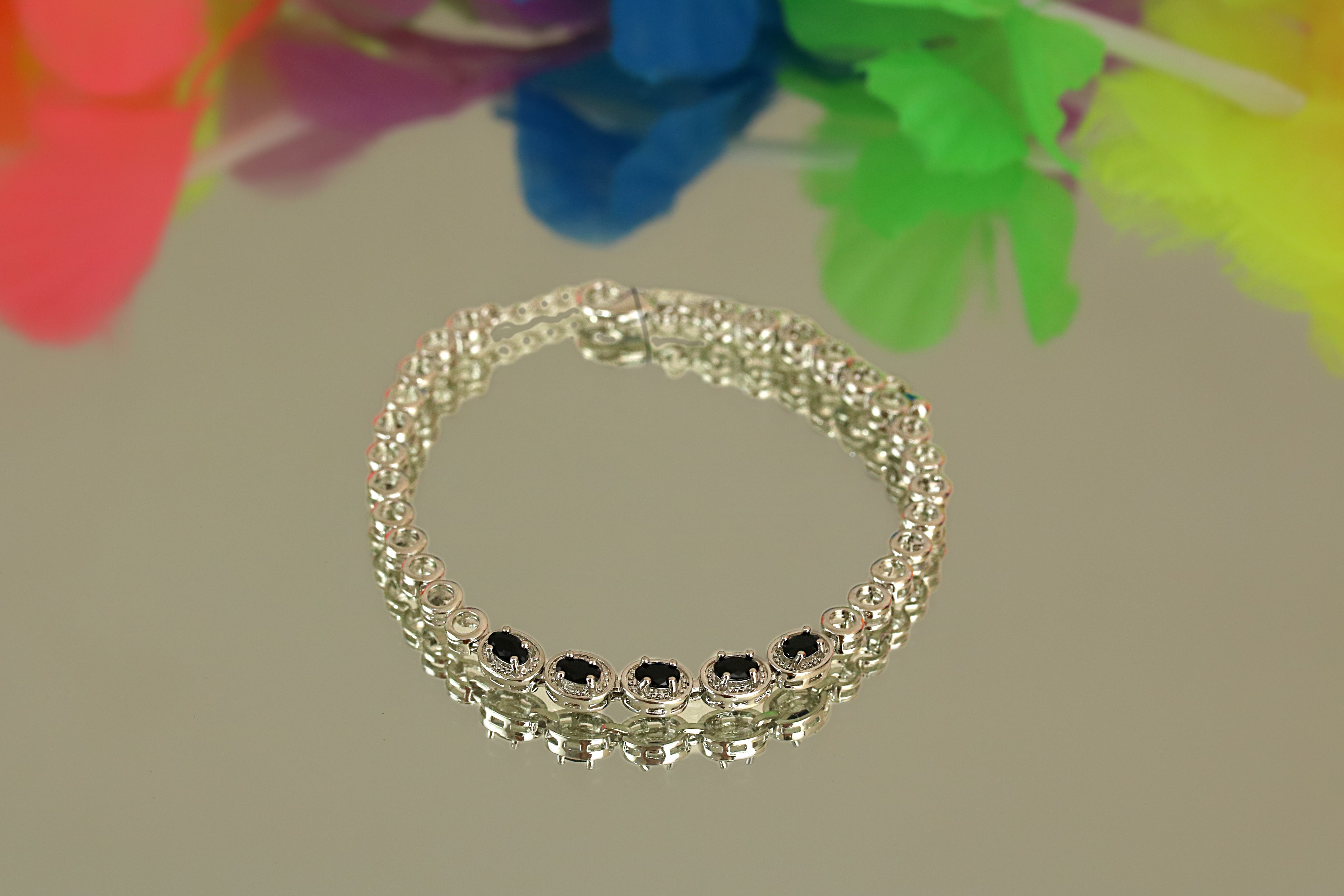 CZ Anklet A 2103 BK S