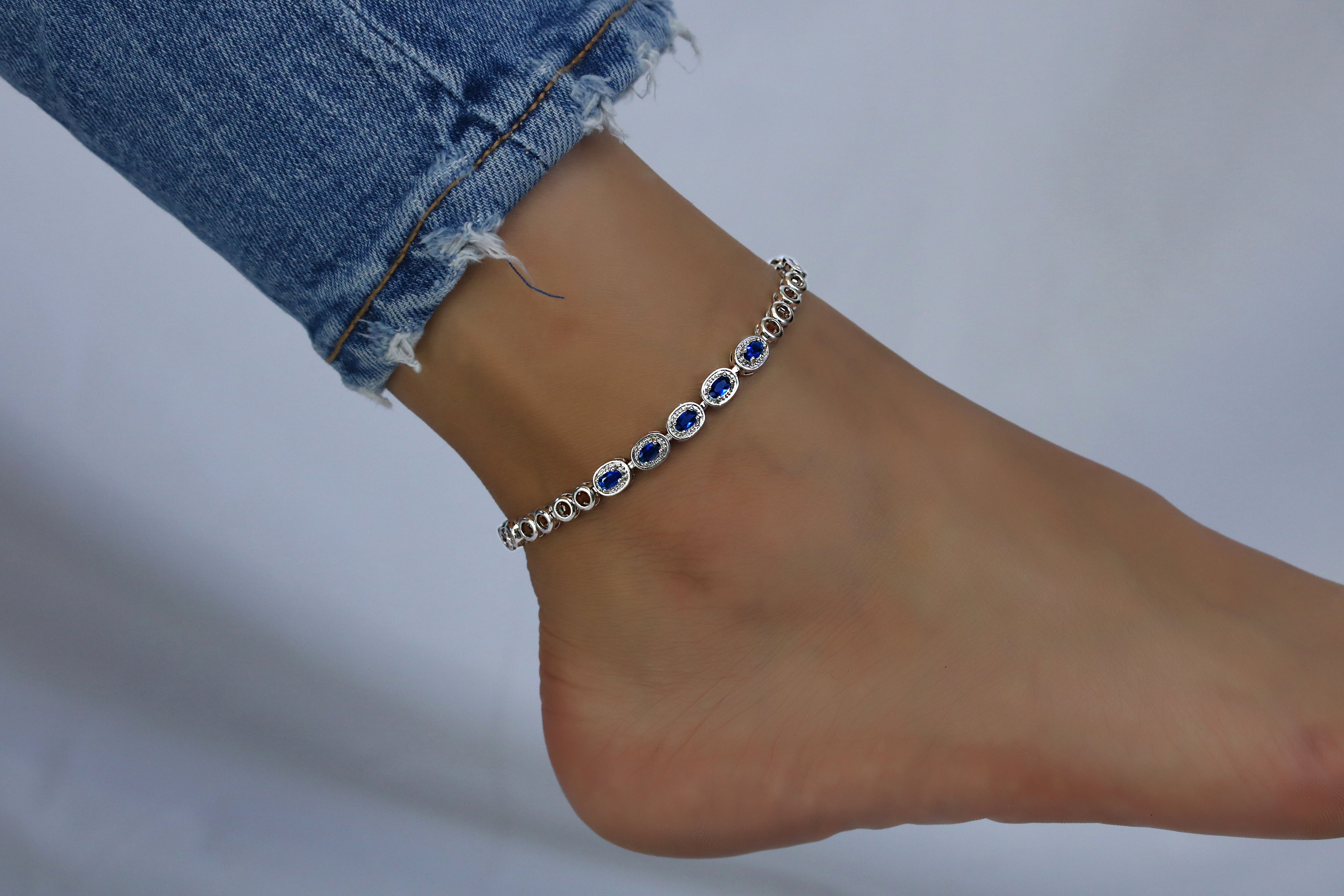 CZ Anklet A 2103 BL S