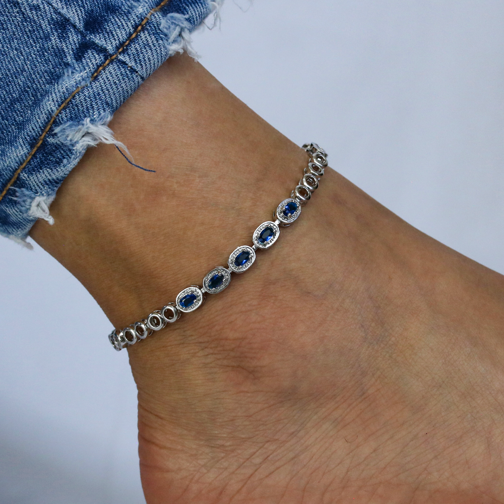 CZ Anklet A 2103 BL S