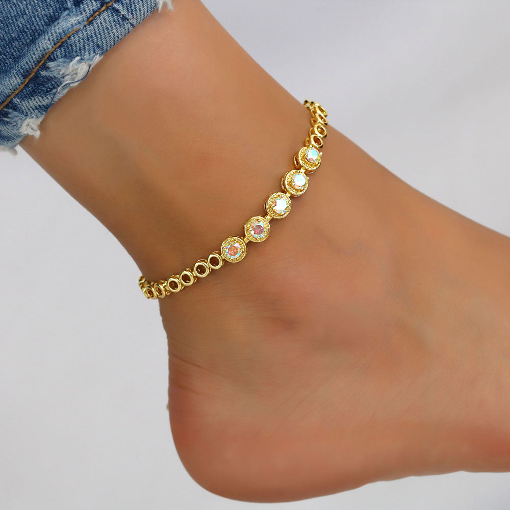 CZ Anklet A 2104 AB G