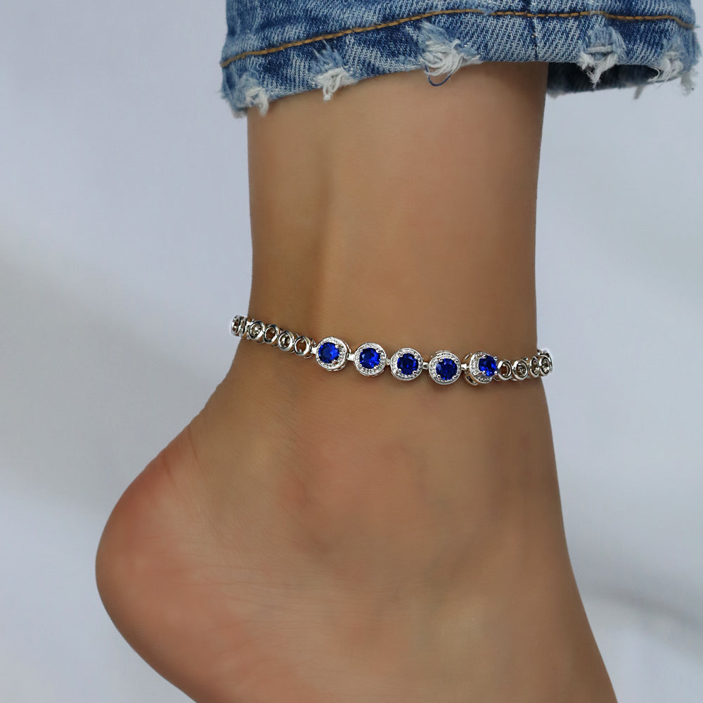 CZ Anklet A 2104 BL S