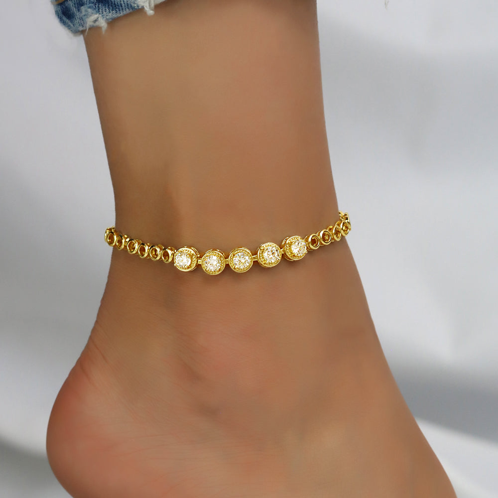 CZ Anklet A 2104 W G