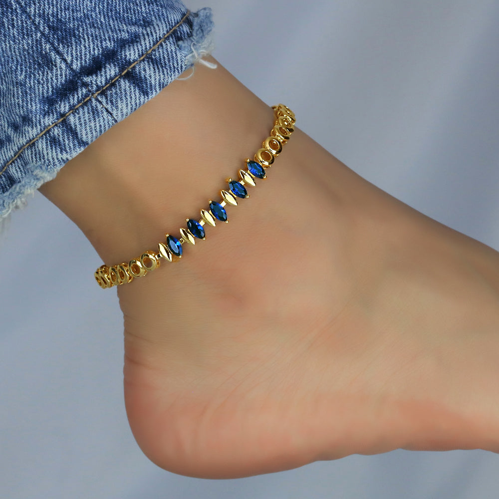 CZ Anklet A 2105 BL G