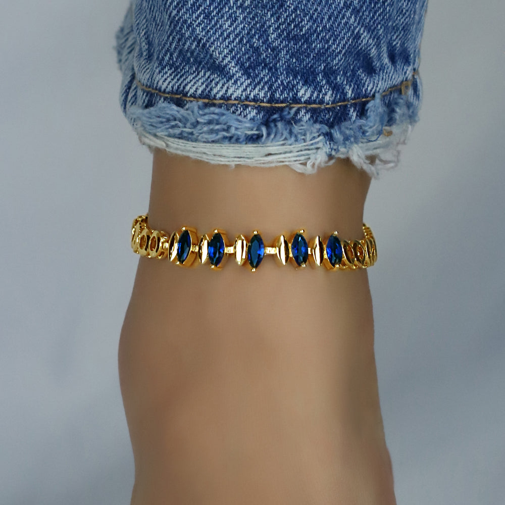 CZ Anklet A 2105 BL G