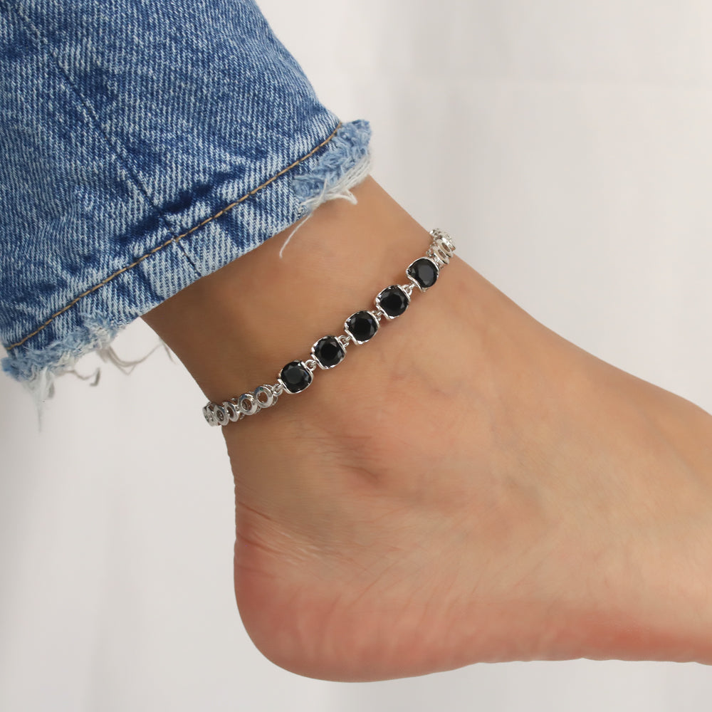 CZ Anklet A 2106 BK S