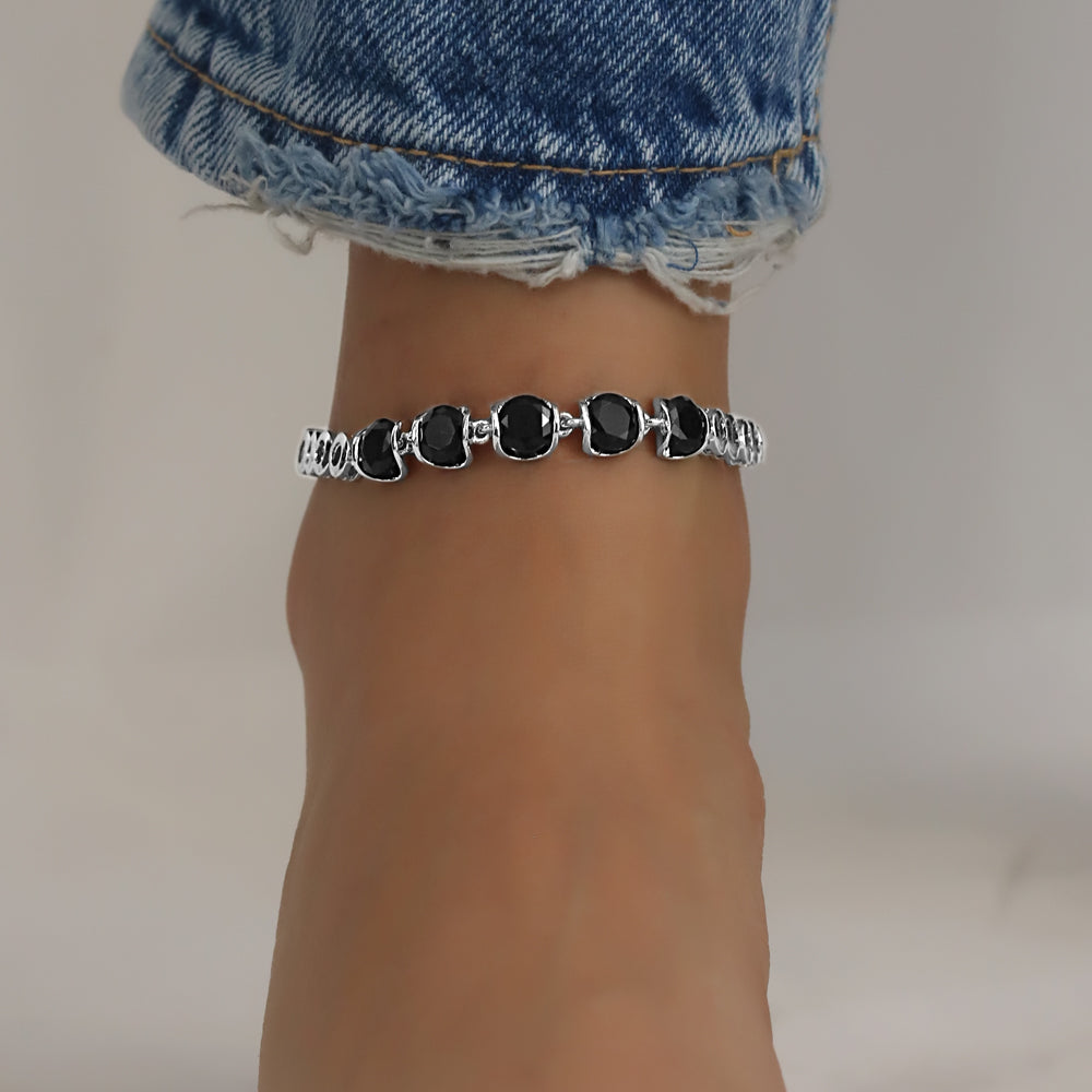 CZ Anklet A 2106 BK S