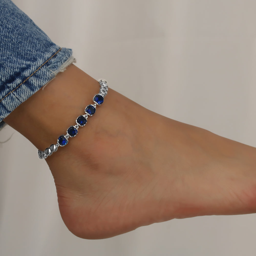 CZ Anklet  A 2106 BL S