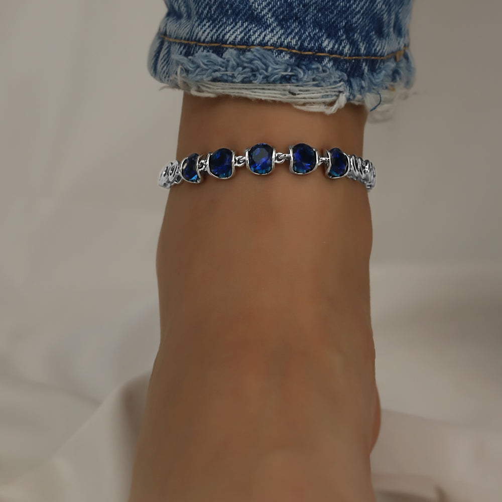 CZ Anklet  A 2106 BL S