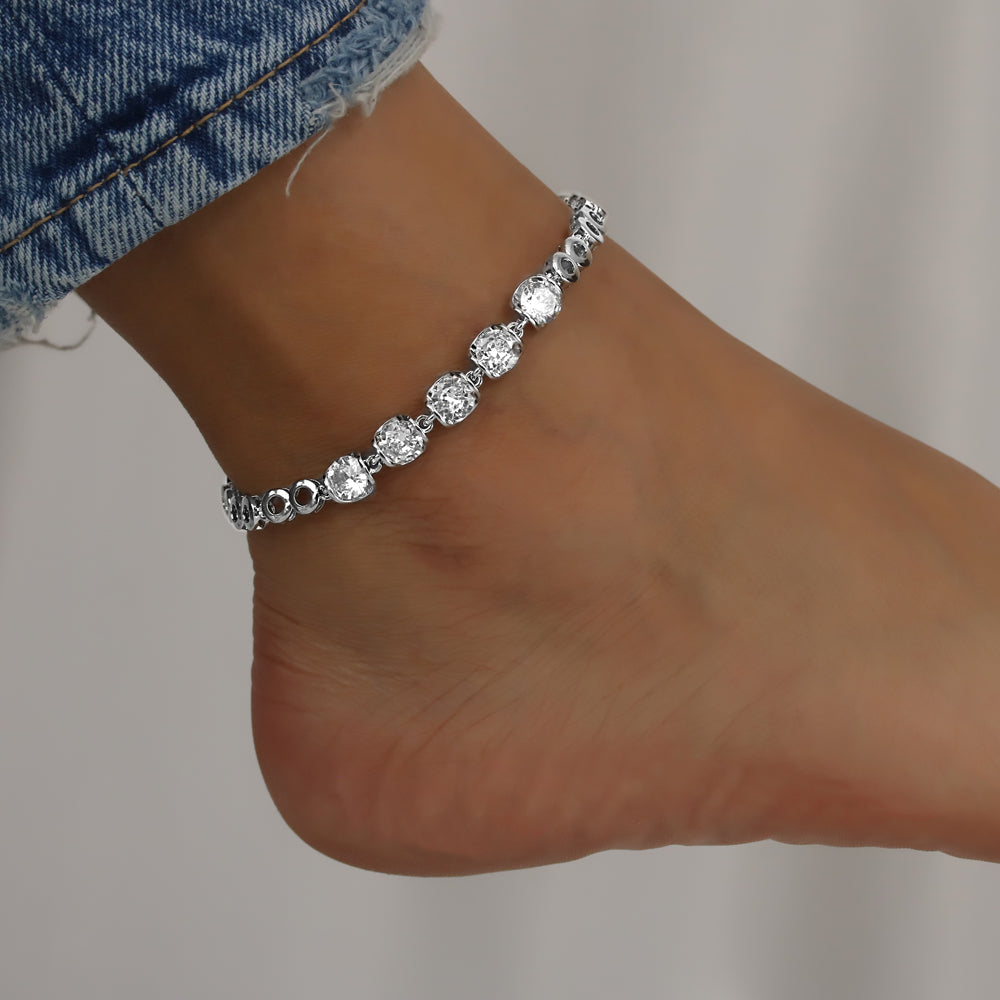 CZ Anklet  A 2106 W S