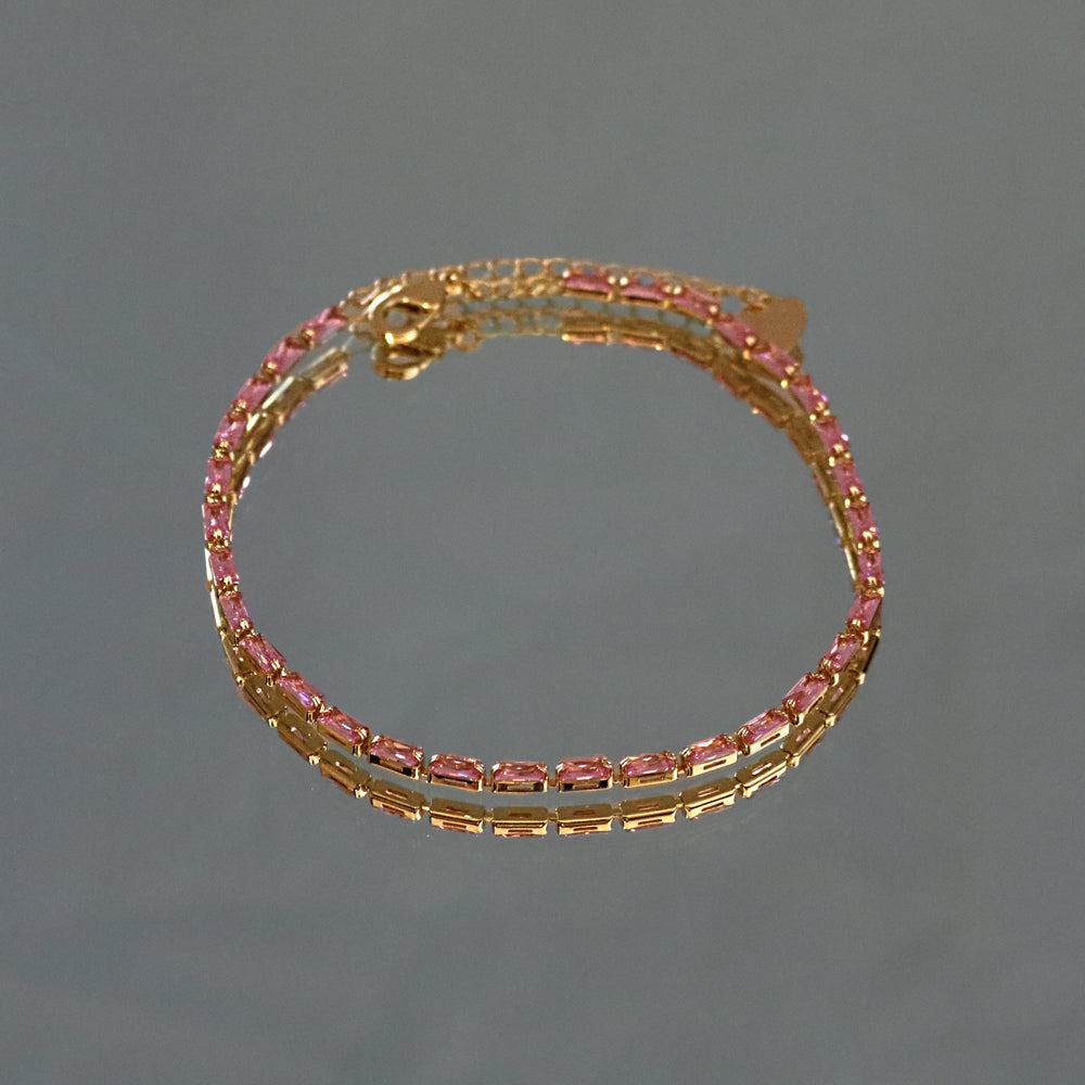 CZ Anklet  A 2107 P G