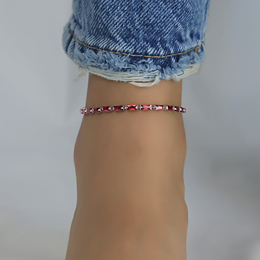 CZ Anklet  A 2107 R S