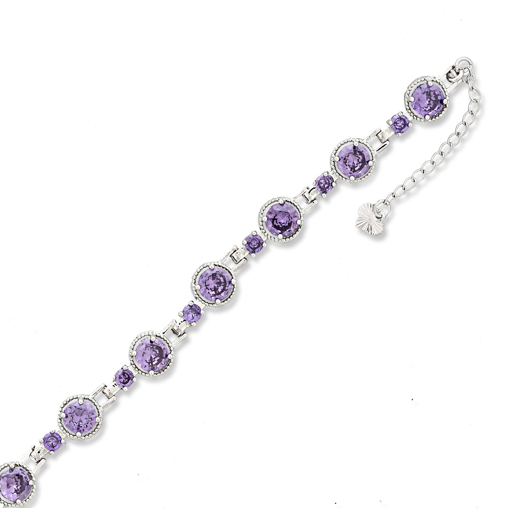 Full Stones CZ Anklet A 2108 (S) PR