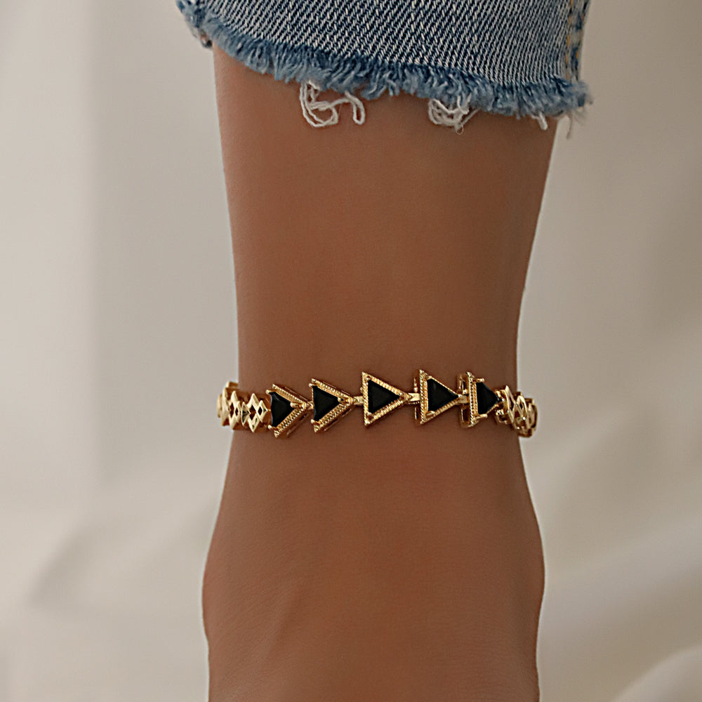 CZ Anklet A 2109 (G) BK