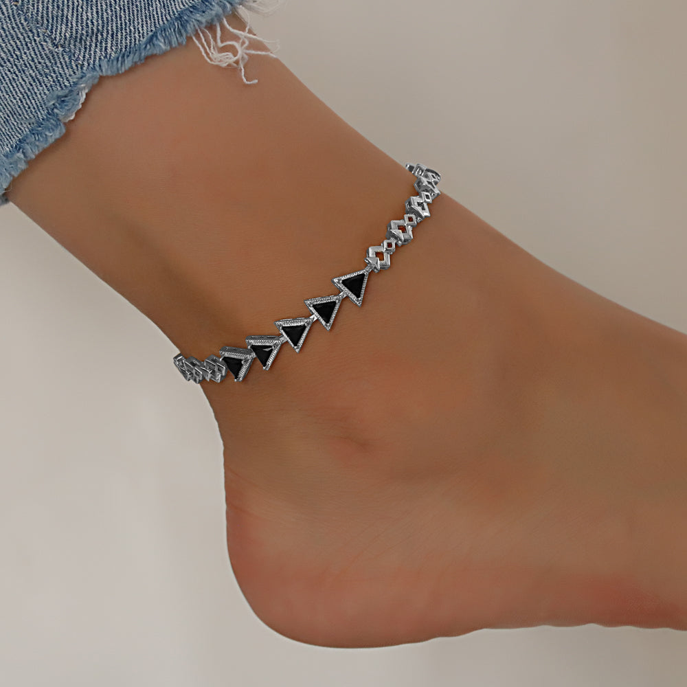 CZ Anklet A 2109 (S) BK