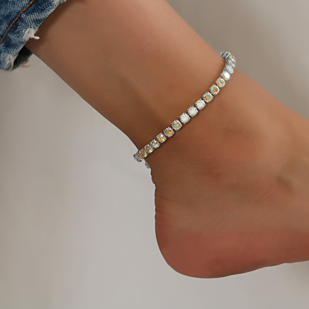 Full Stones CZ Anklet A 2111 (S) AB