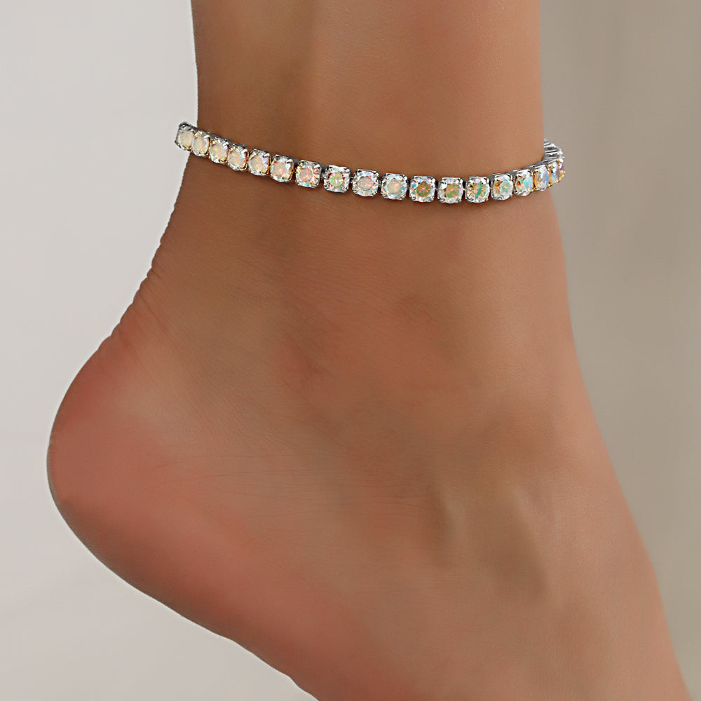 Full Stones CZ Anklet A 2111 (S) AB