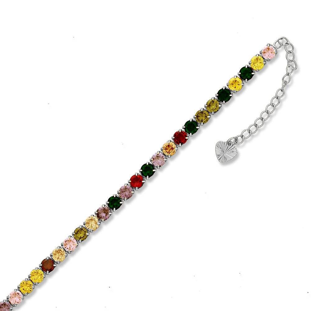 Full Stones CZ Anklet A 2111 (S) M