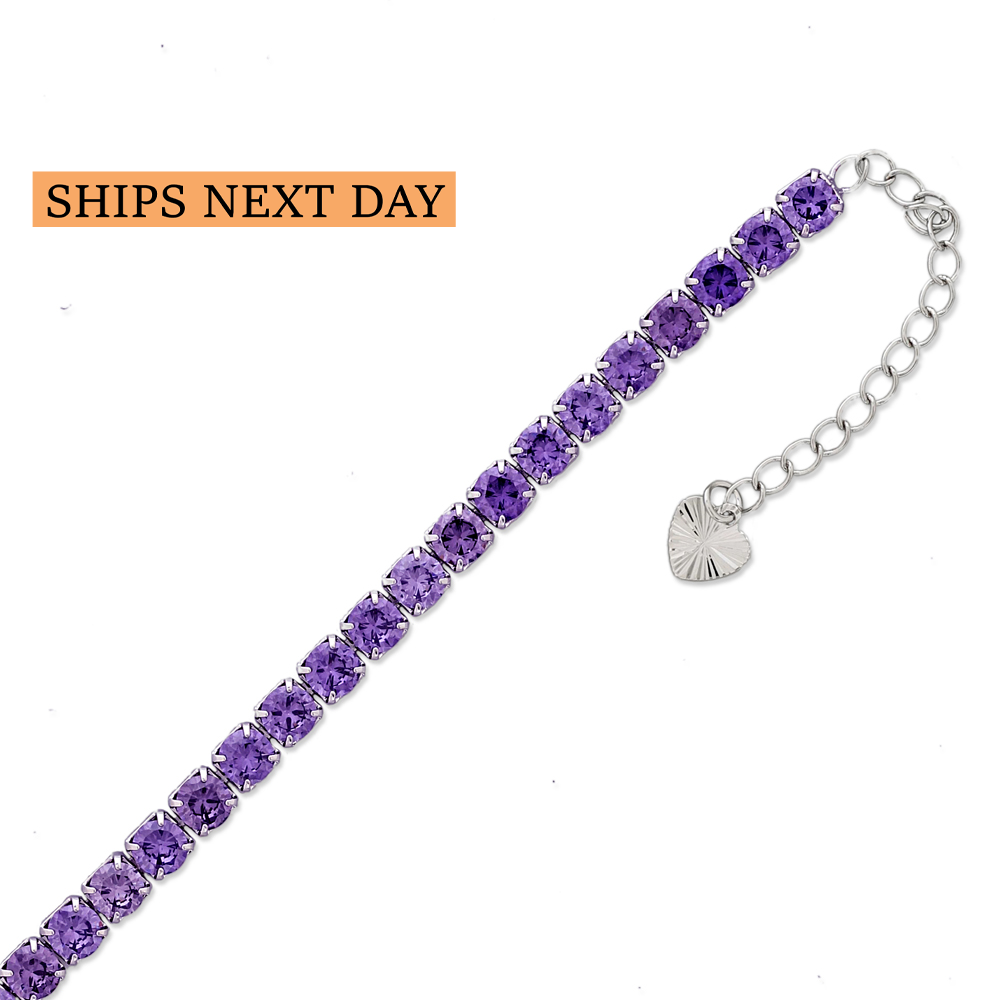 Full Stones CZ Anklet A 2111 (S) PR