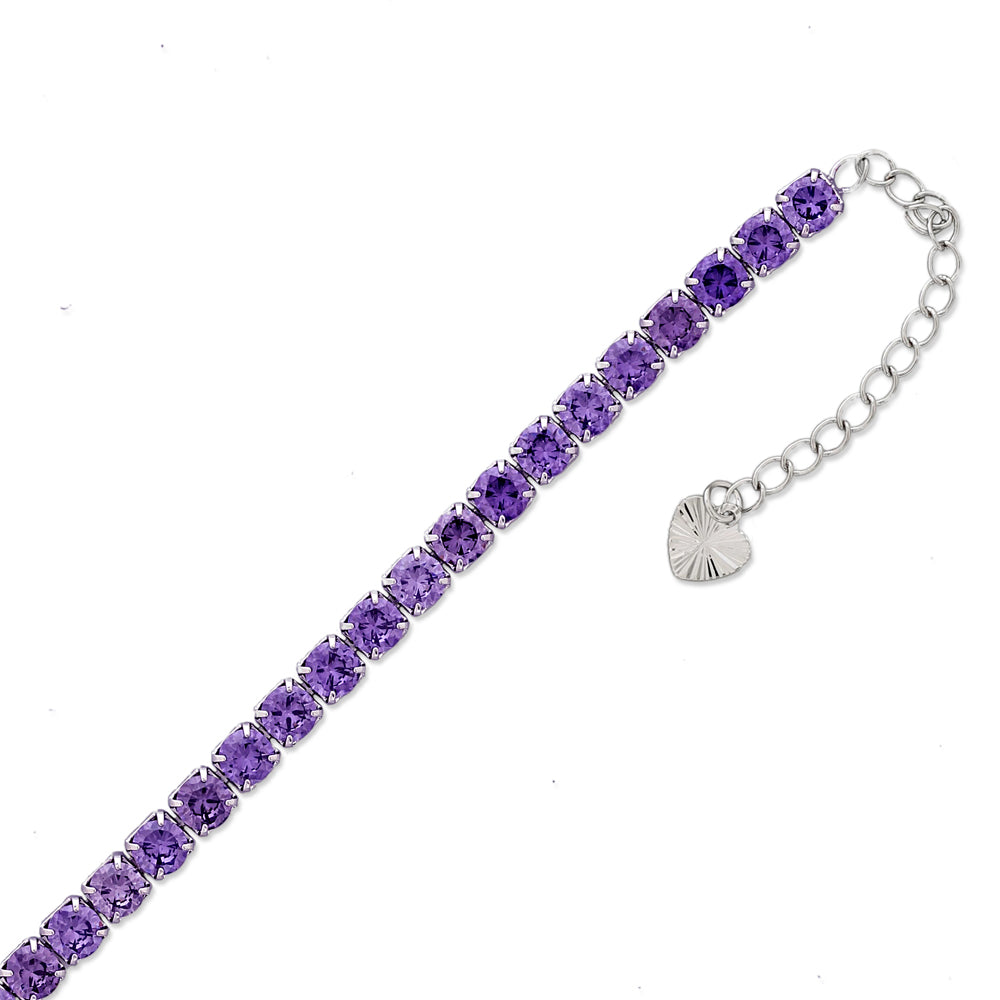 Full Stones CZ Anklet A 2111 (S) PR