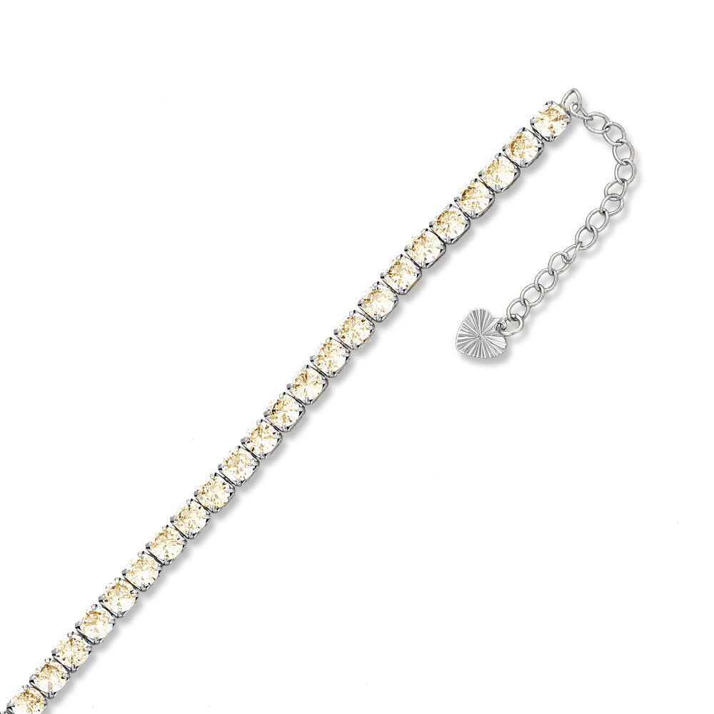 Full Stones CZ Anklet A 2111 (S) W