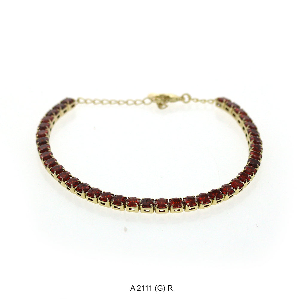 Full Stones CZ Anklet A 2111 (G) R