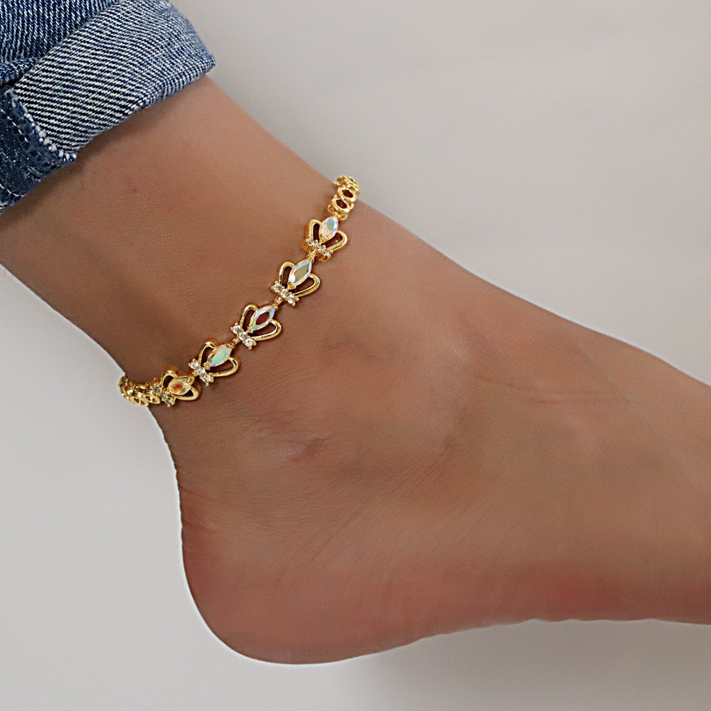 CZ Anklet A 2113 AB (G)