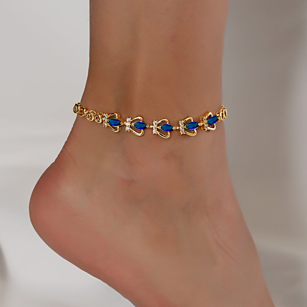 CZ Anklet A 2113 (G) BL