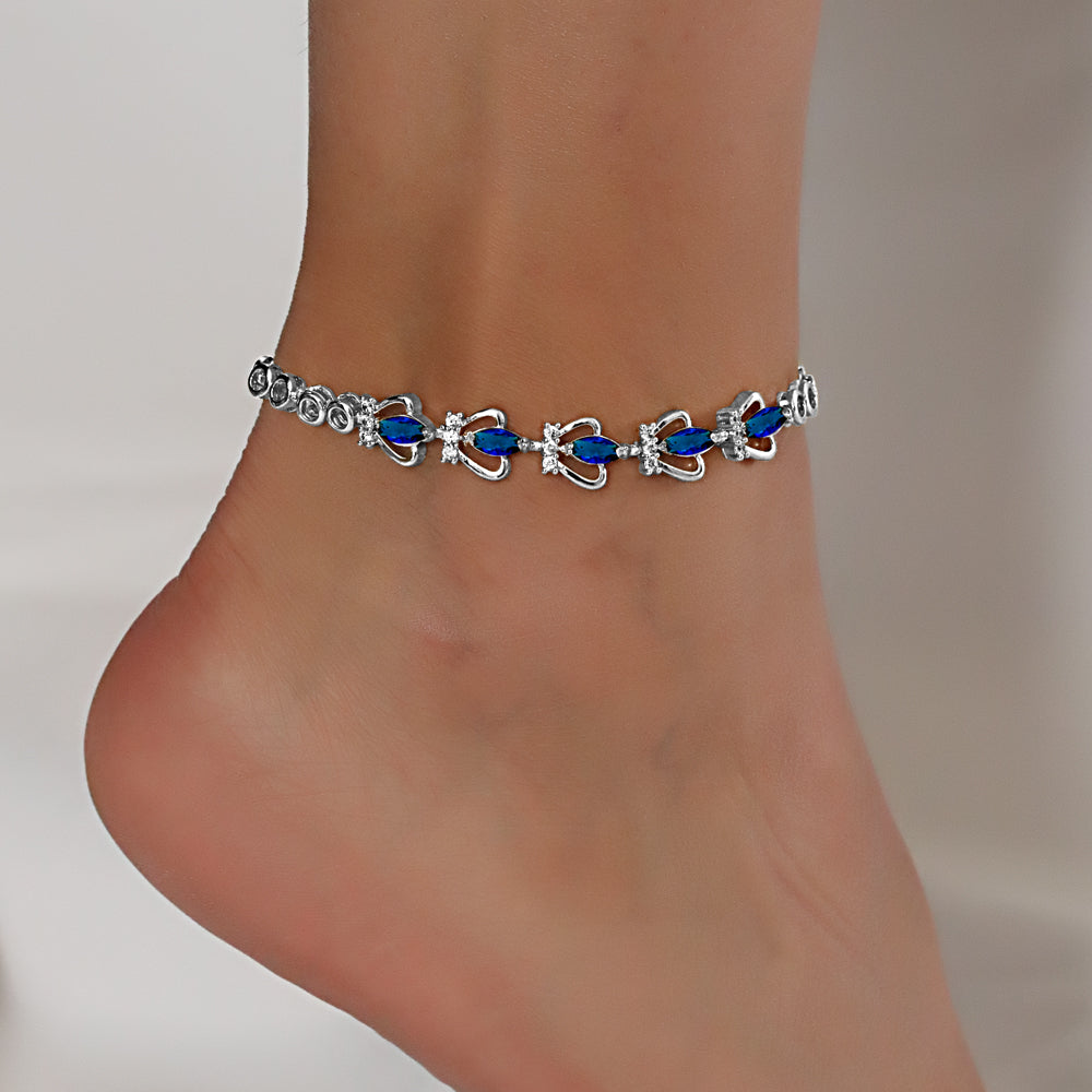 CZ Anklet A 2113 BL ( S )