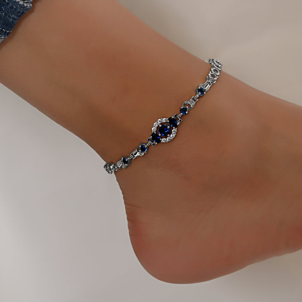 CZ Anklet A 2114 BL (S)