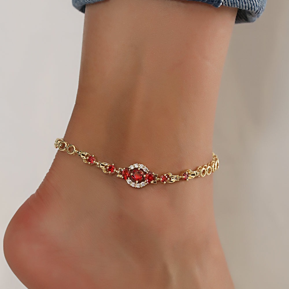 CZ Anklet A 2114 RD (G )