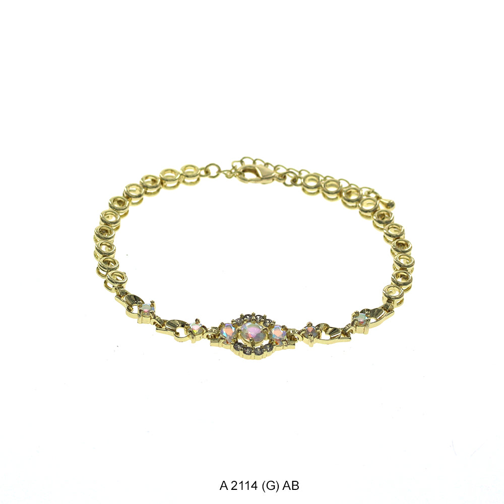 CZ Anklet A 2114 (G) AB