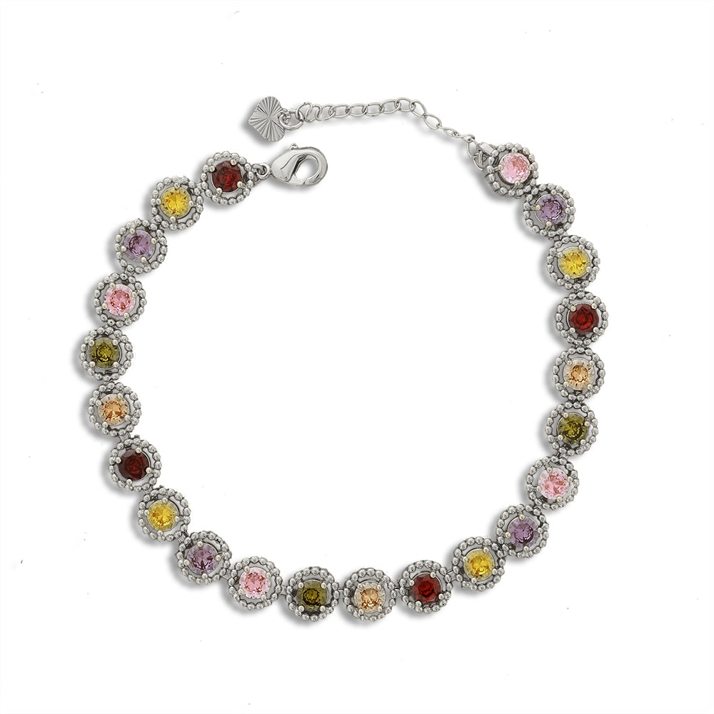 Full Stones CZ Anklet A 2116 (S) M