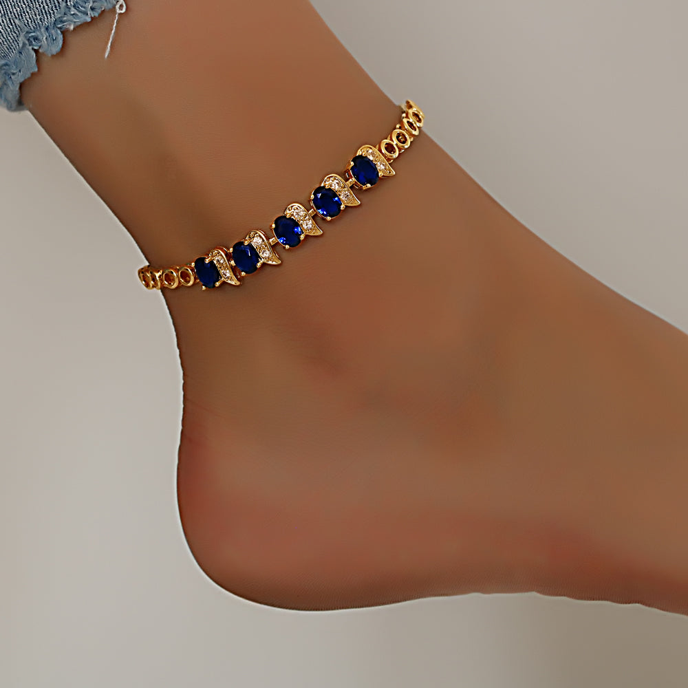 CZ Anklet A 2117 BL (G)