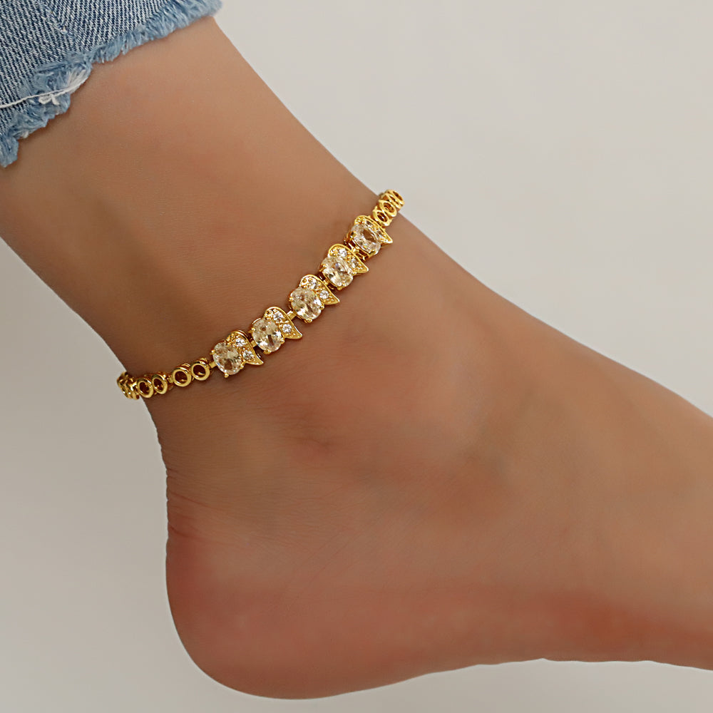 CZ Anklet A 2117 G W