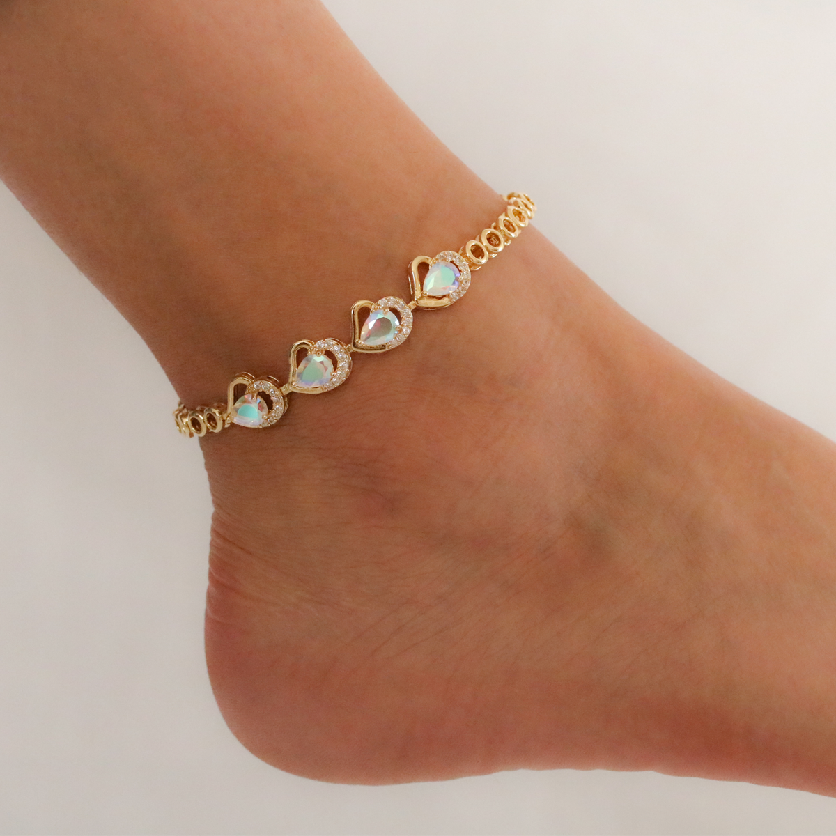 CZ Anklet A 2119 AB (G)