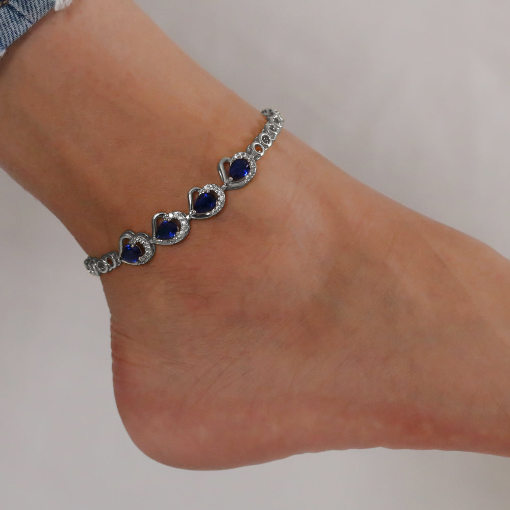 CZ Anklet A 2119 BL (S)