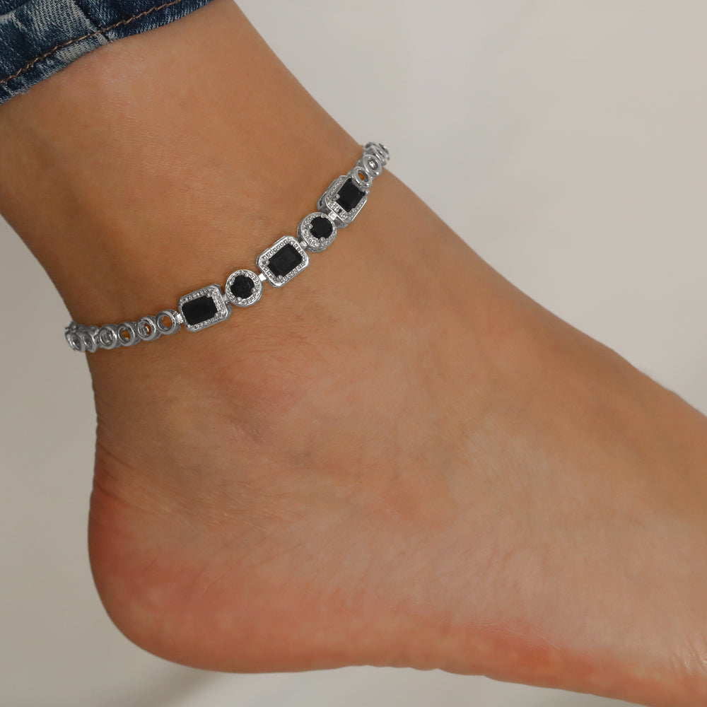 CZ Anklet A 2120 BK (S)