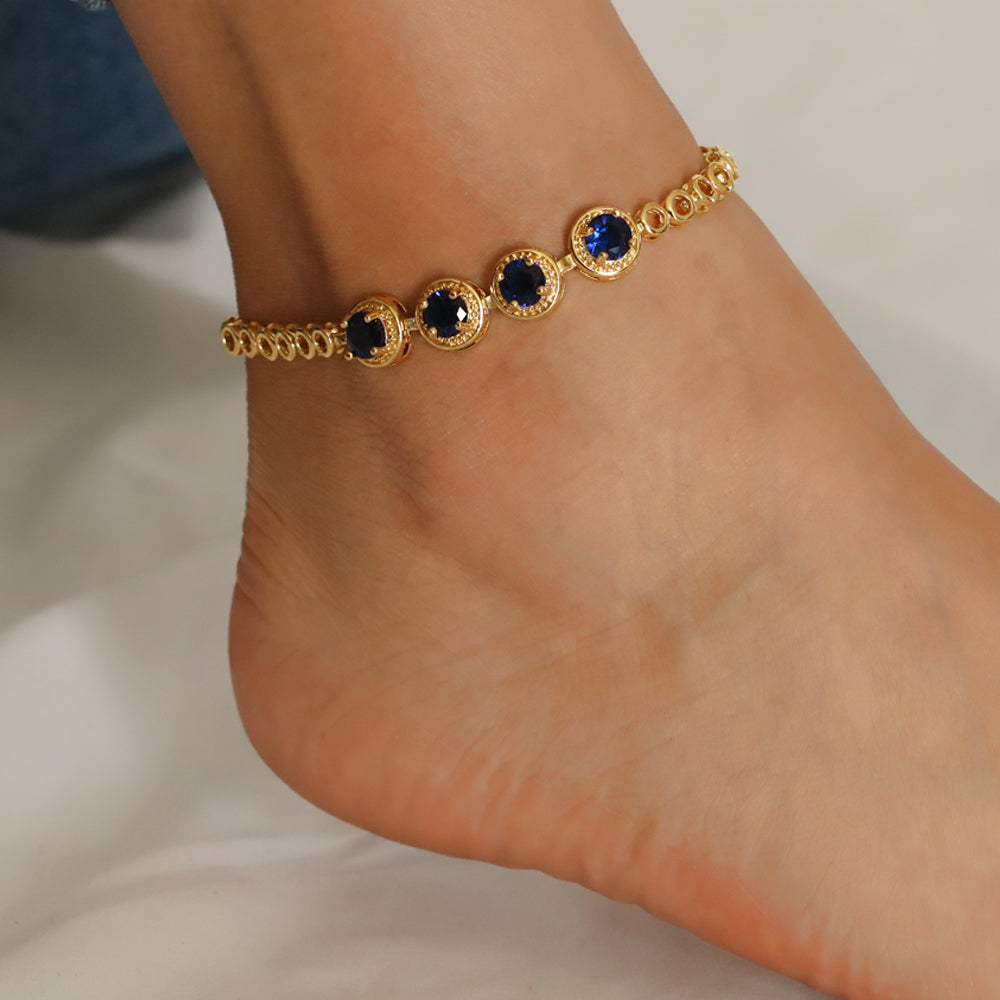 CZ Anklet A 2121 BL (G)