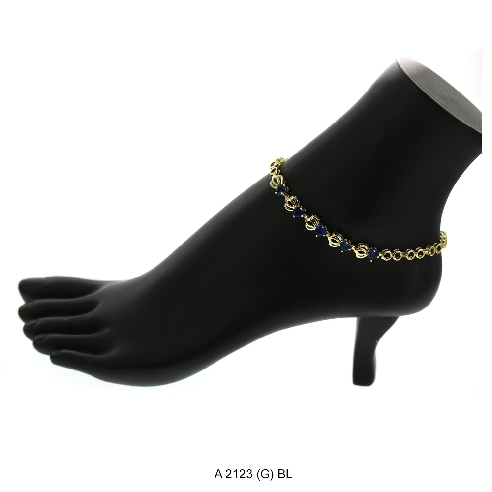 CZ Anklet A 2123 (G) BL