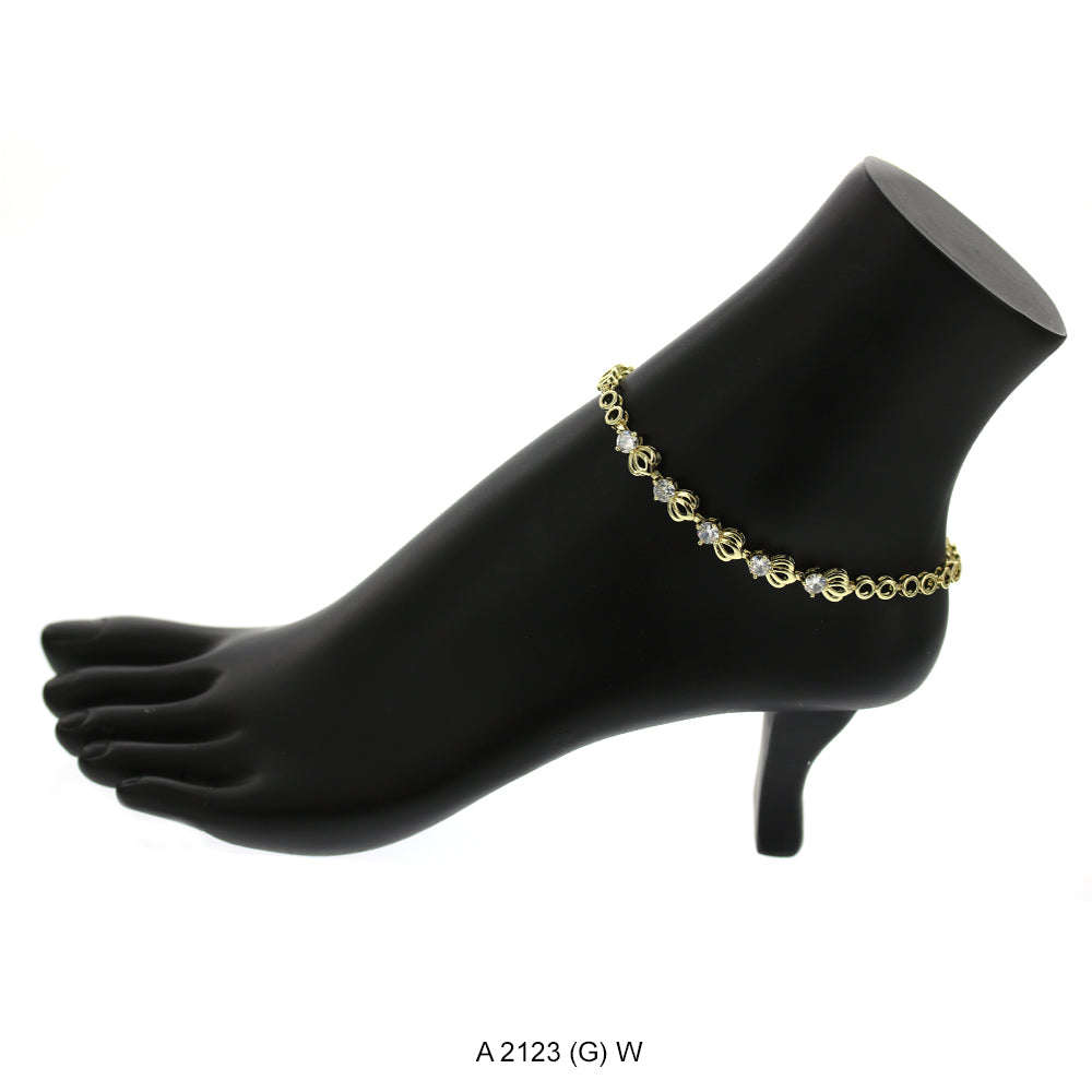 CZ Anklet A 2123 (G) W