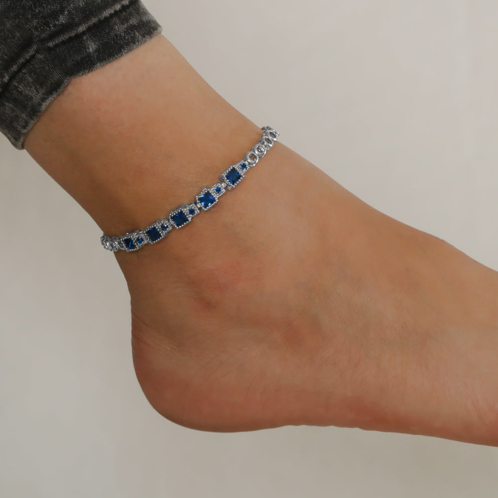 CZ Anklet A 2124 BL (S)