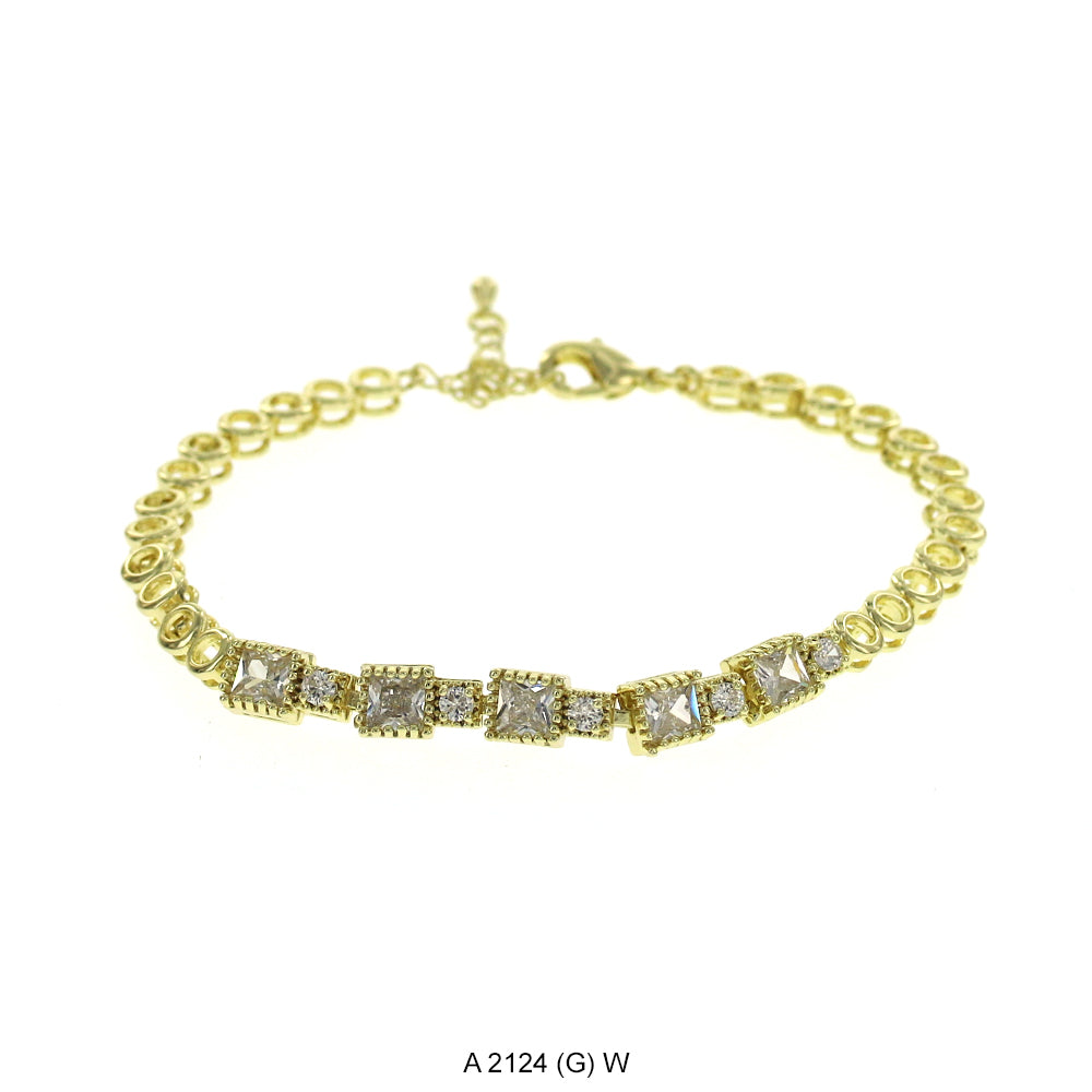 CZ Anklet A 2124 (G) W