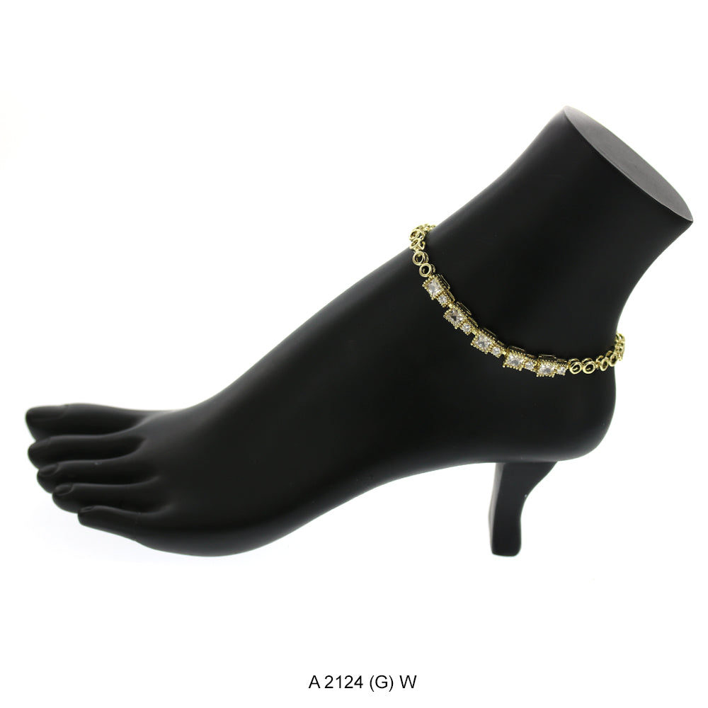 CZ Anklet A 2124 (G) W