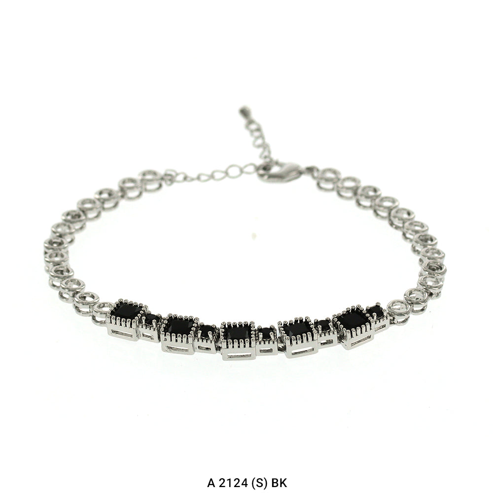 CZ Anklet A 2124 (S) BK