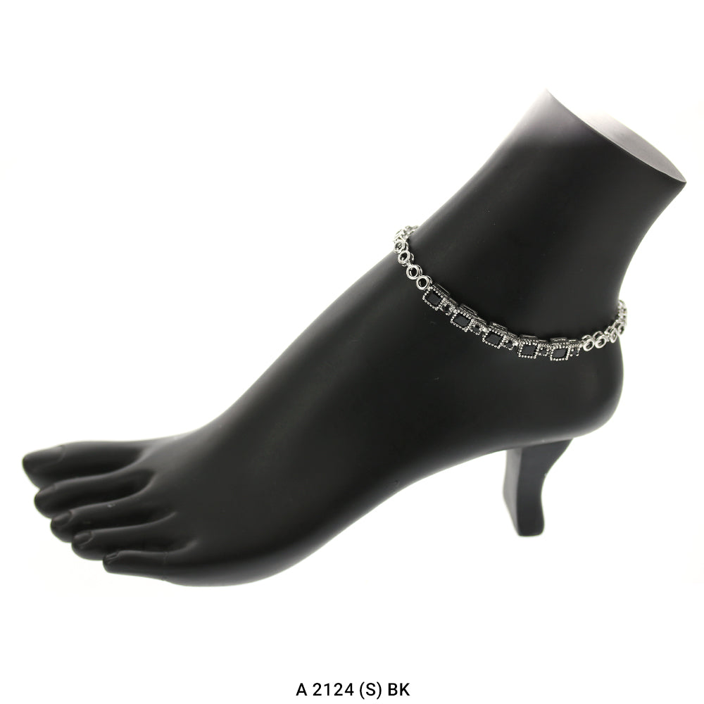 CZ Anklet A 2124 (S) BK