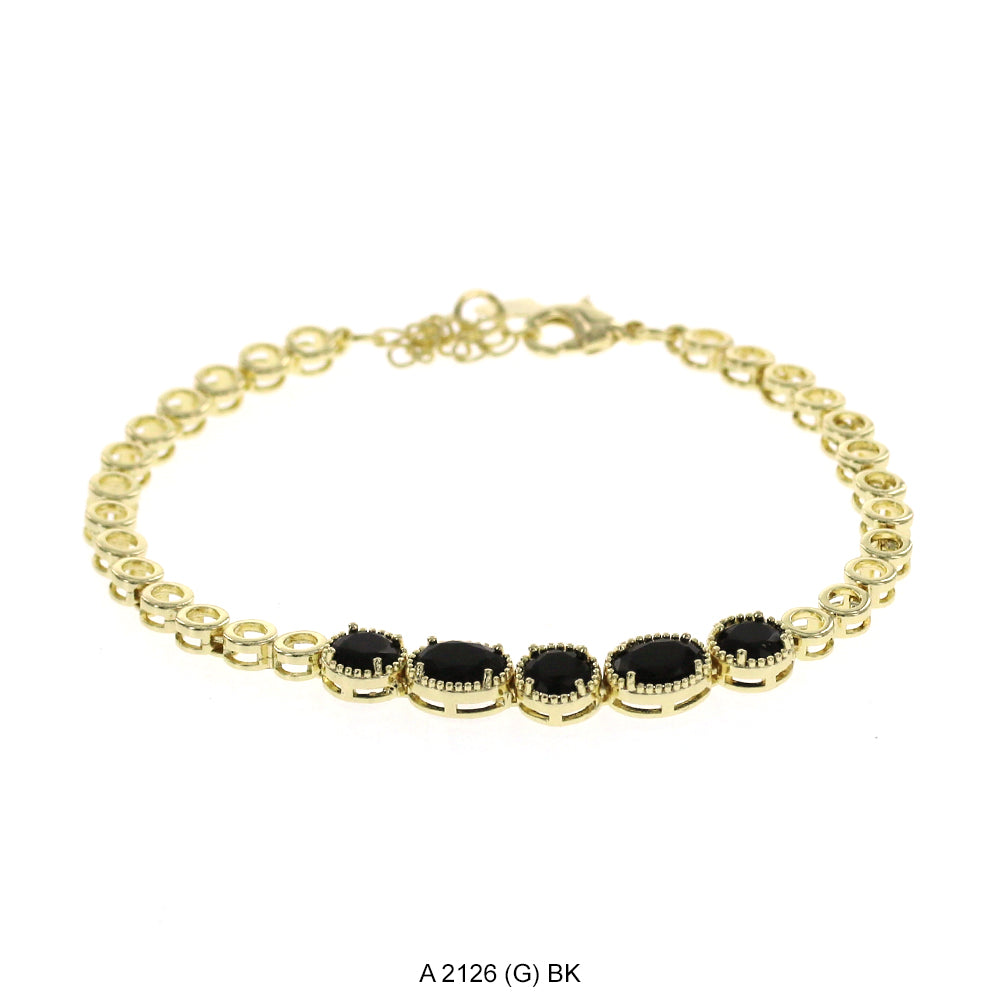 CZ Anklet A 2126 (G) BK