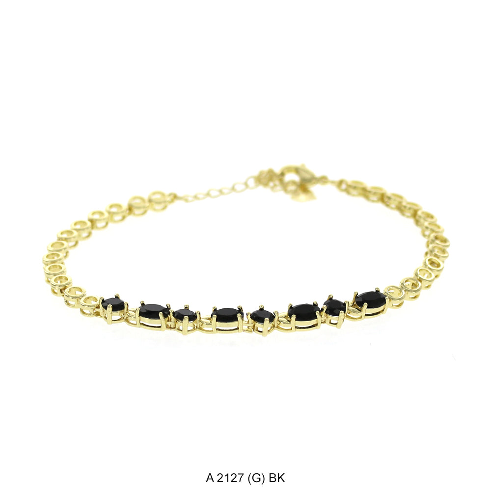 CZ Anklet A 2127 (G) BK