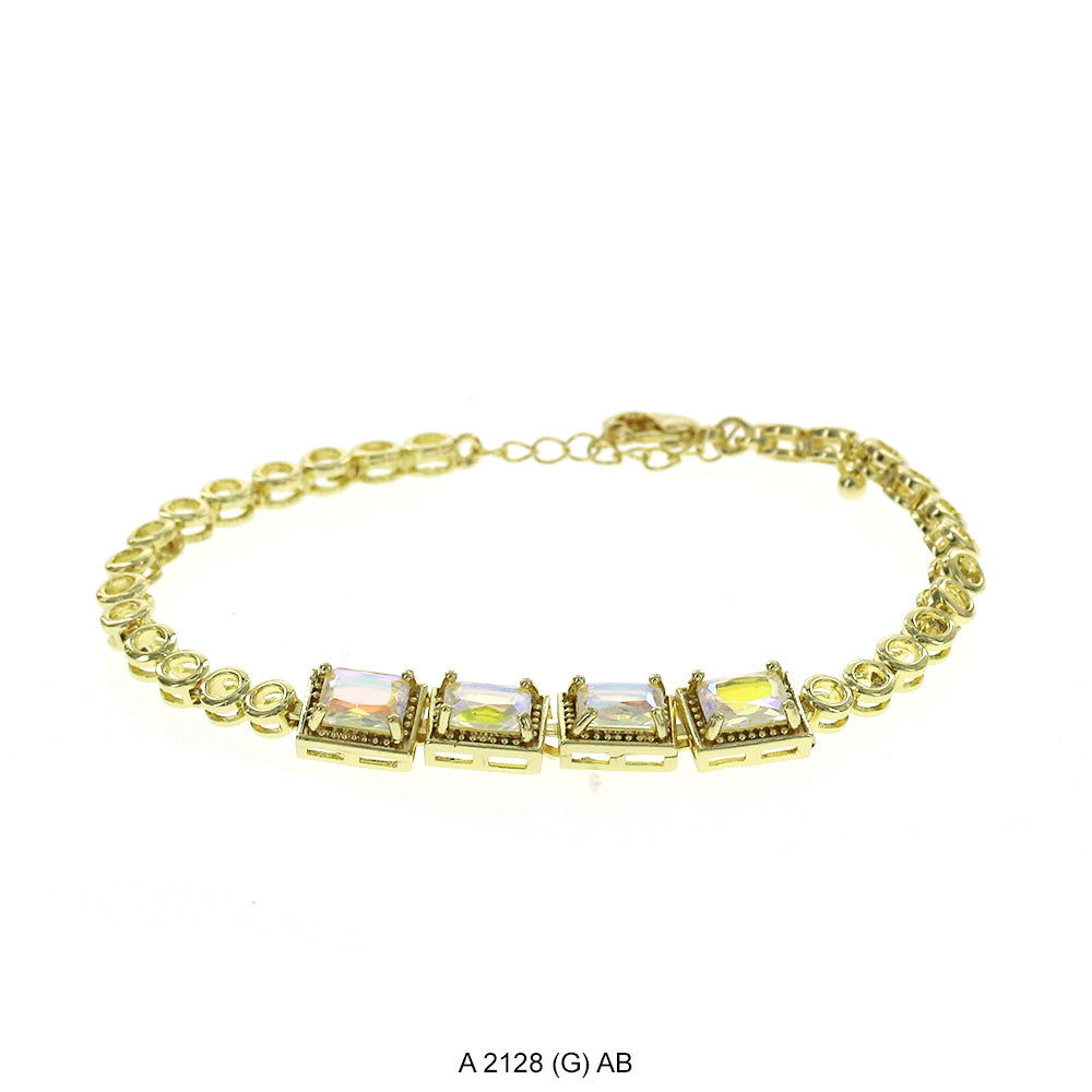 CZ Anklet A 2128 (G) AB