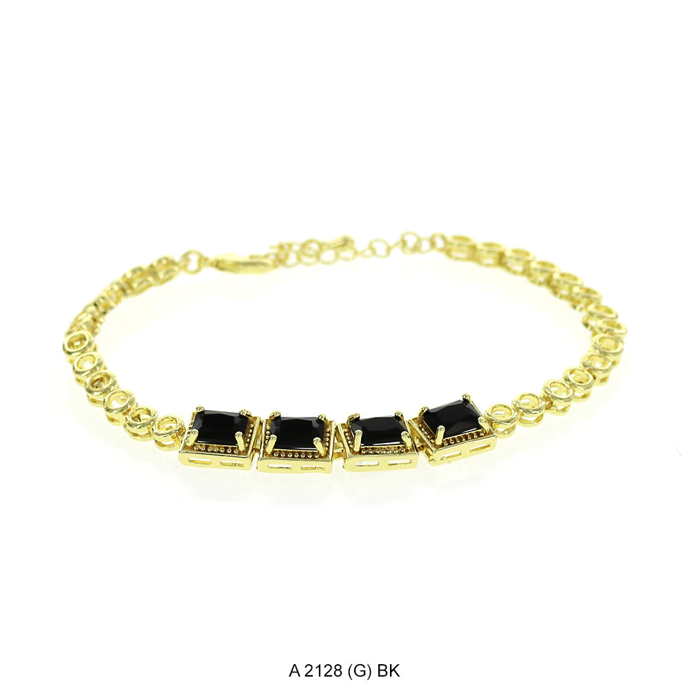 CZ Anklet A 2128 (G) BK