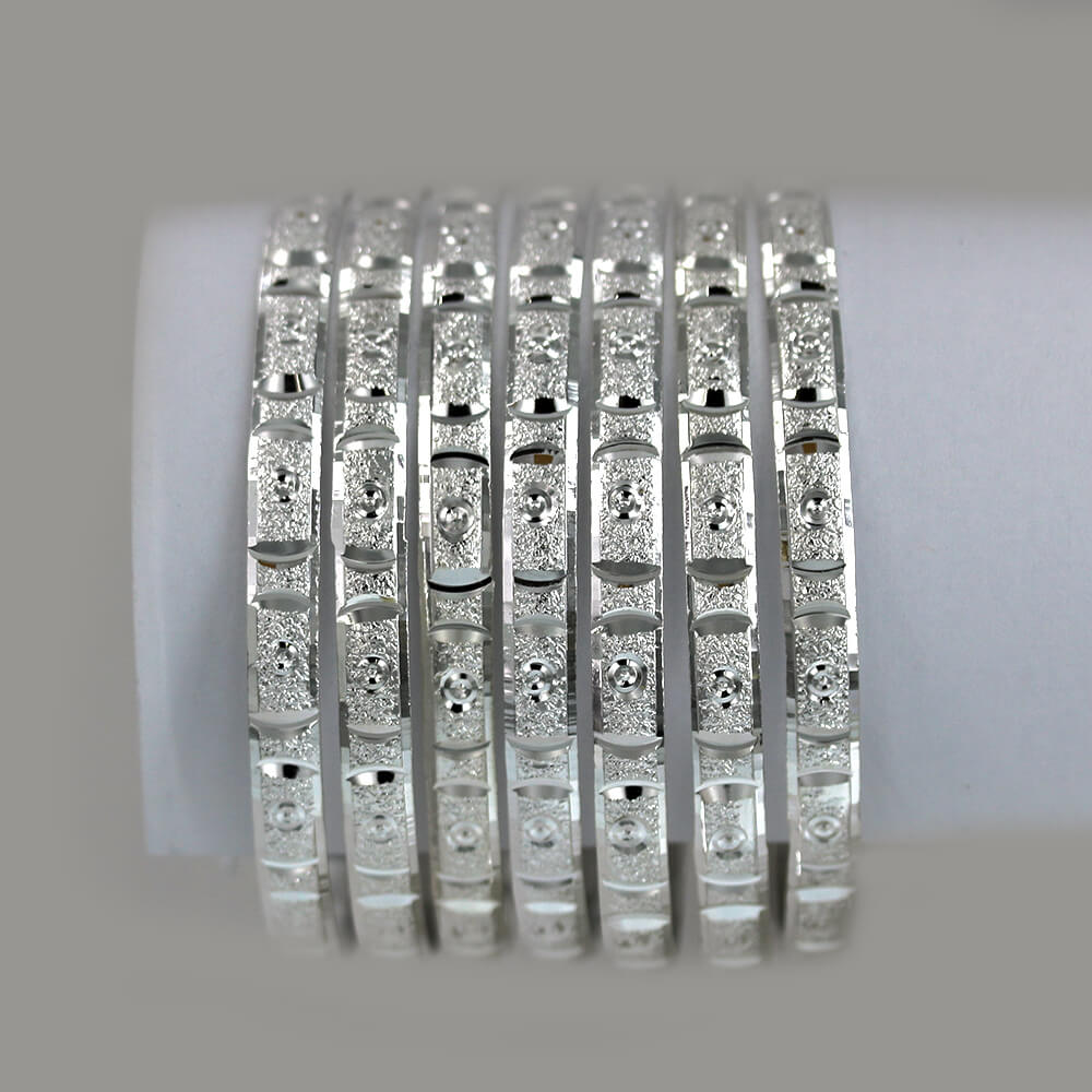 Silver 6 MM Sugar 7 Day Bangles Seminarios B 2002-2